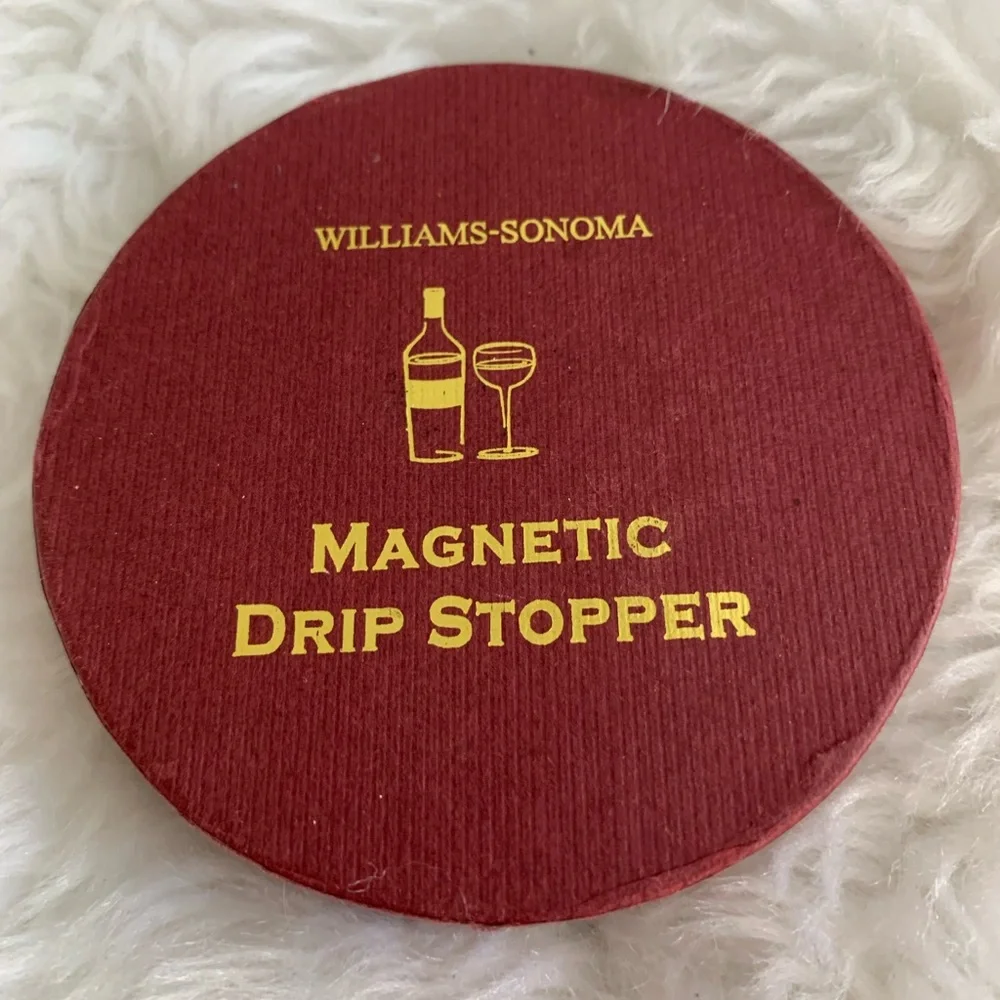 WILLIAMS-SONOMA Magnetic stainless steel 2” Drip Stopper LNWOT